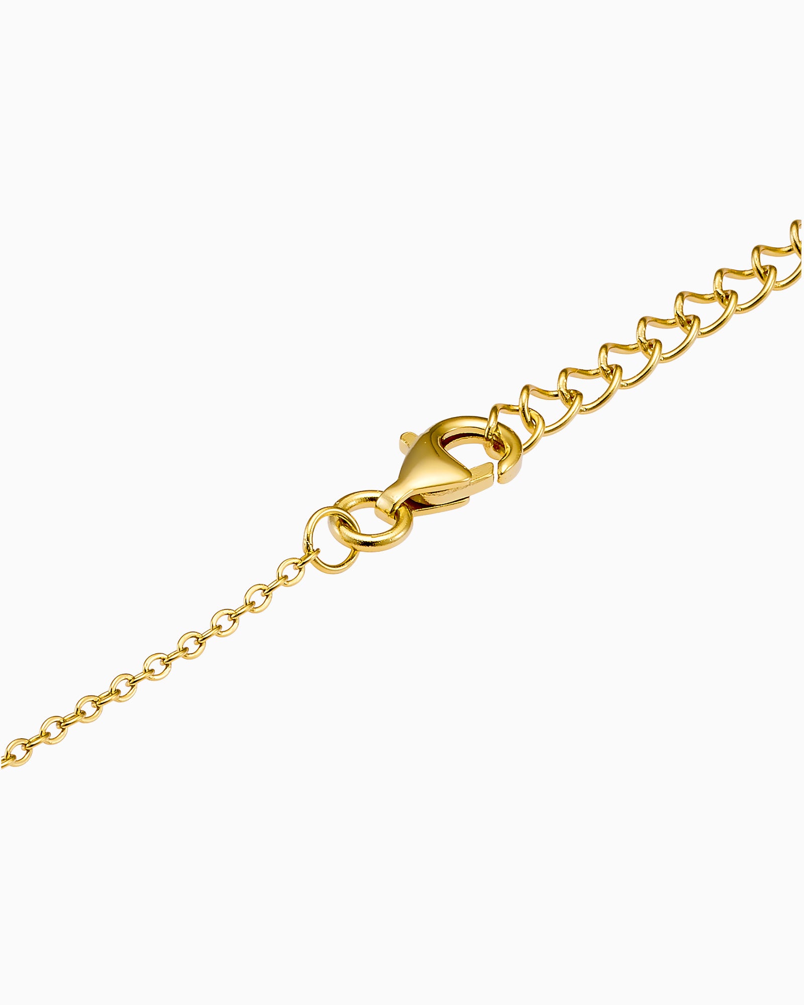 Prism 14k Gold Vermeil Malachite/Lapis Drop Necklace