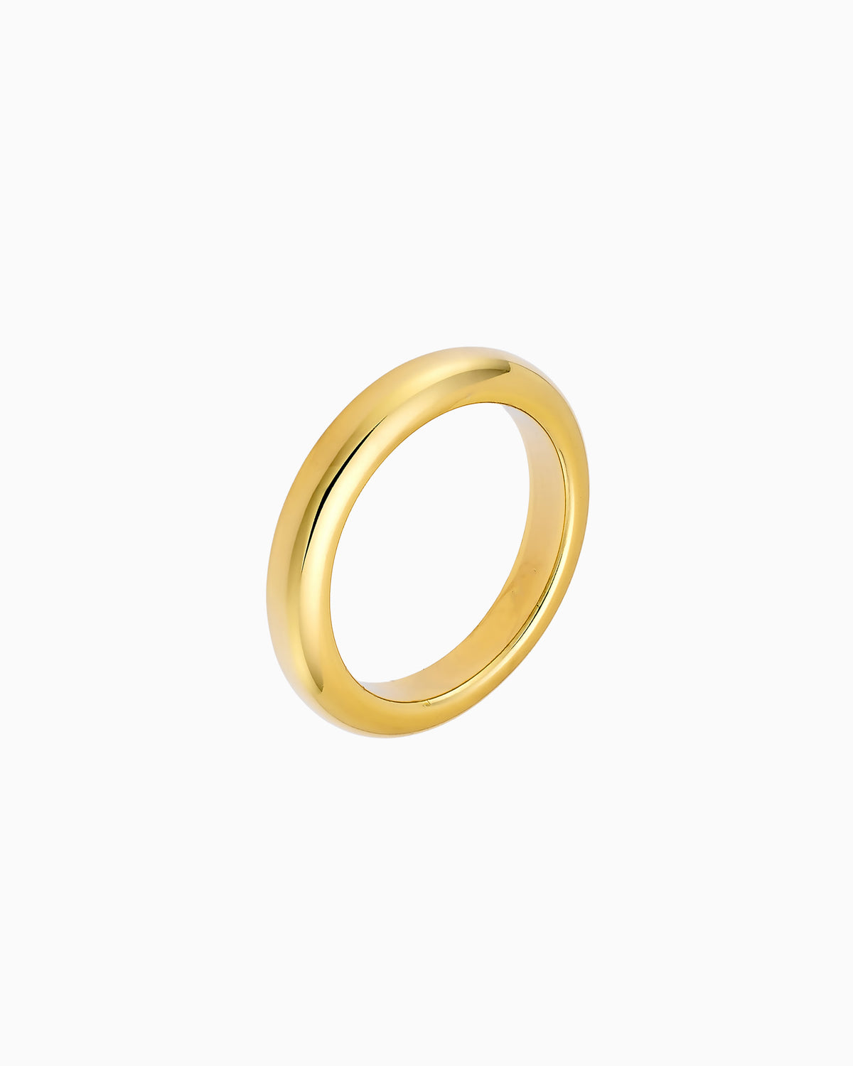 Icon 14k Gold Vermeil Plain Band Ring