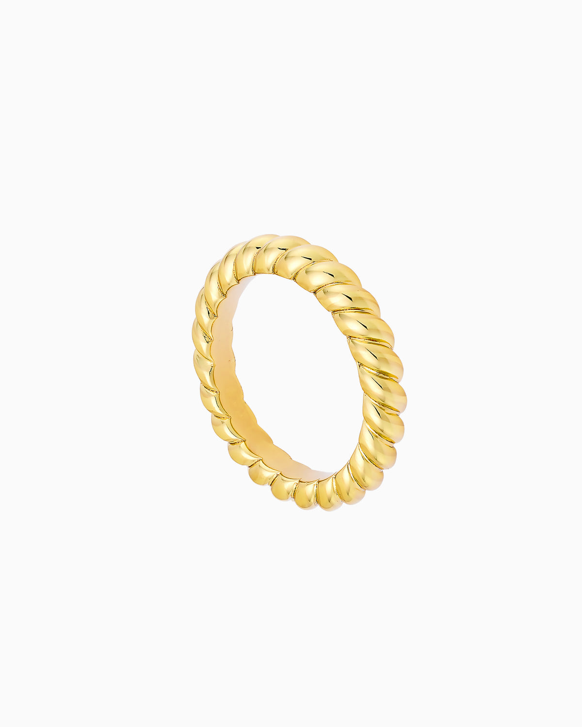 Icon 14k Gold Vermeil Twist Band Ring