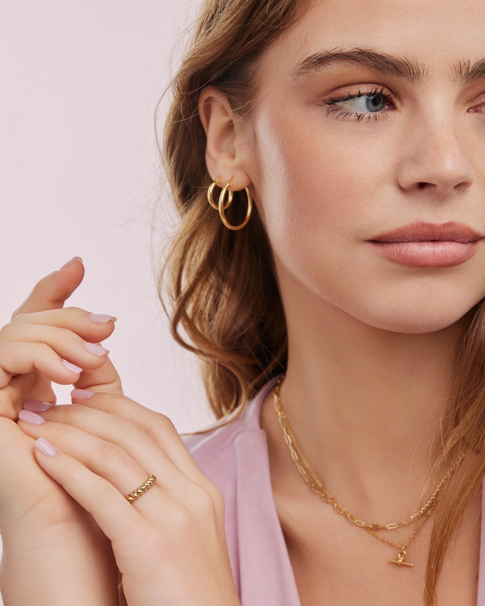 Icon 14k Gold Vermeil Twist Band Ring