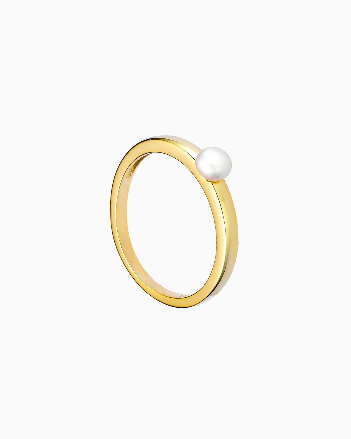 Perla 14k Gold Vermeil Pearl Ring