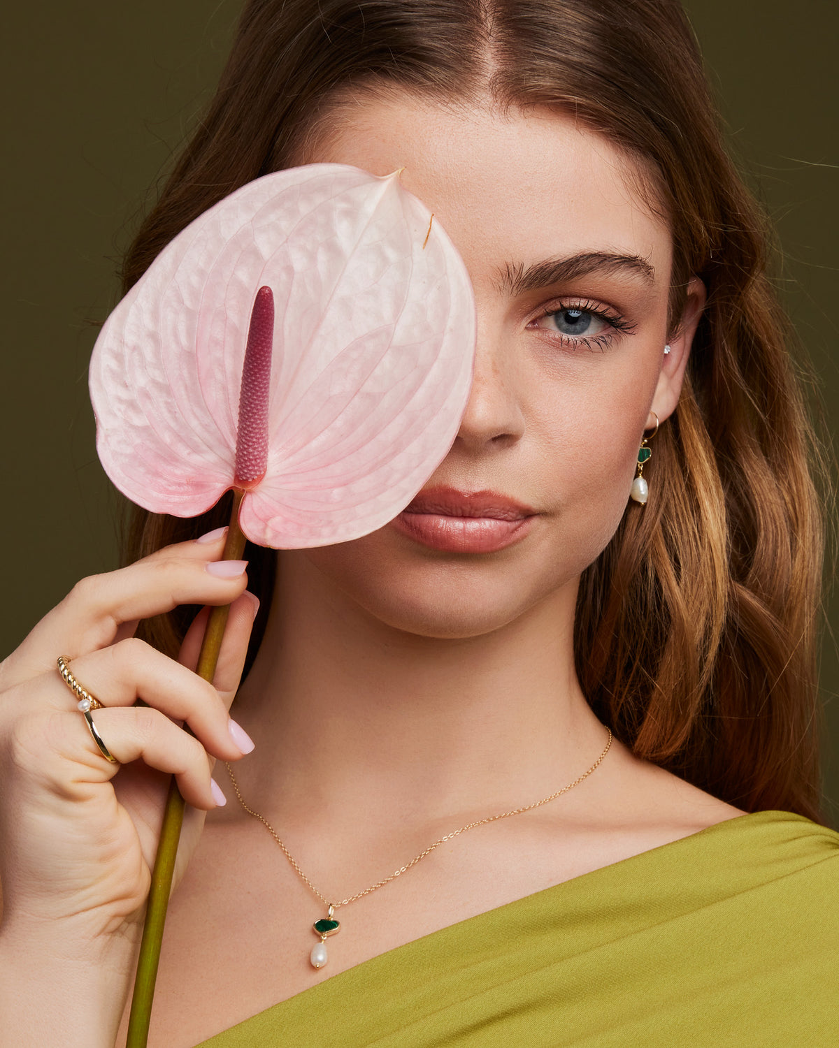 Perla 14k Gold Vermeil Pearl Ring