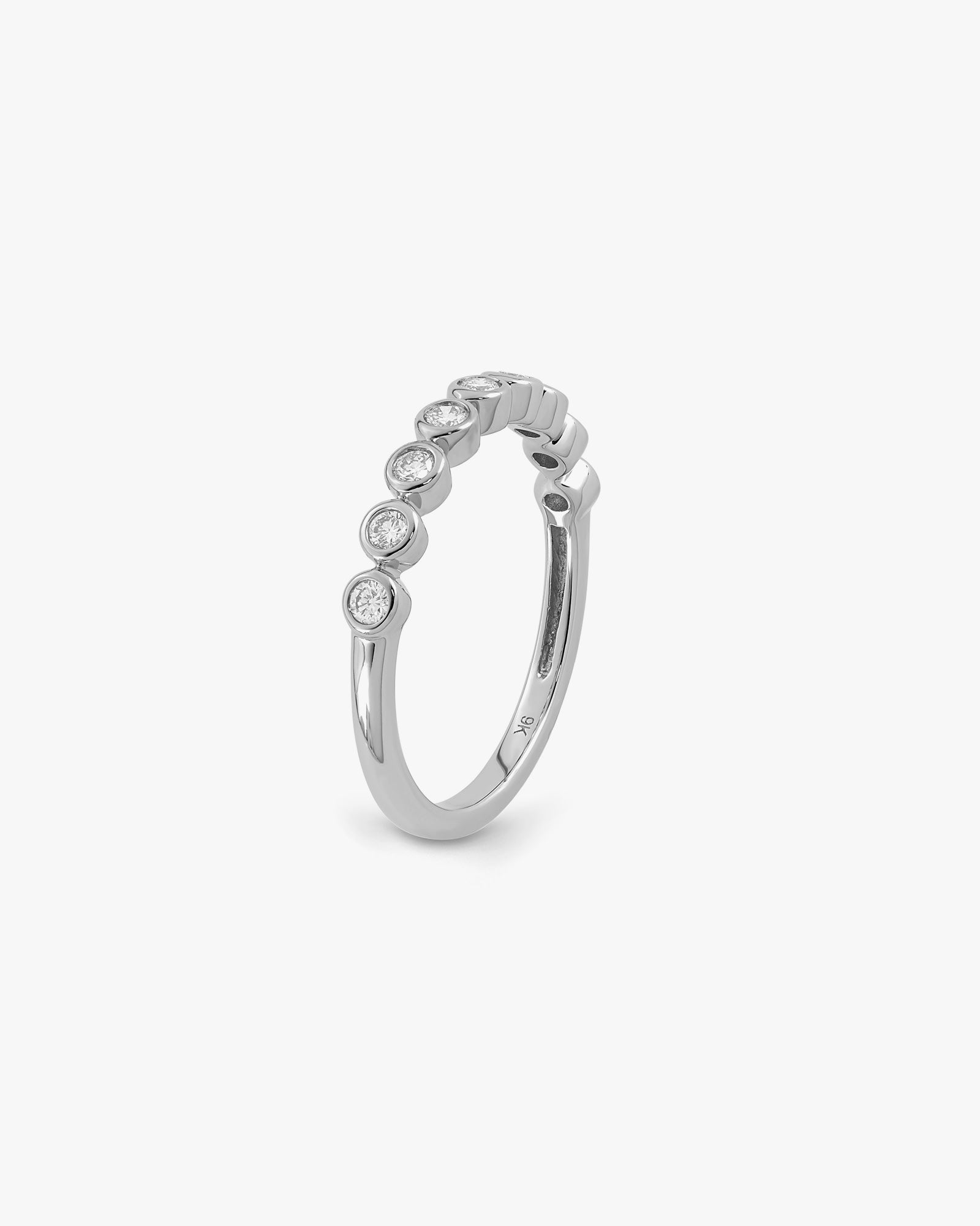 Radiance 9K White Gold 0.25ct Lab Grown Diamond Band