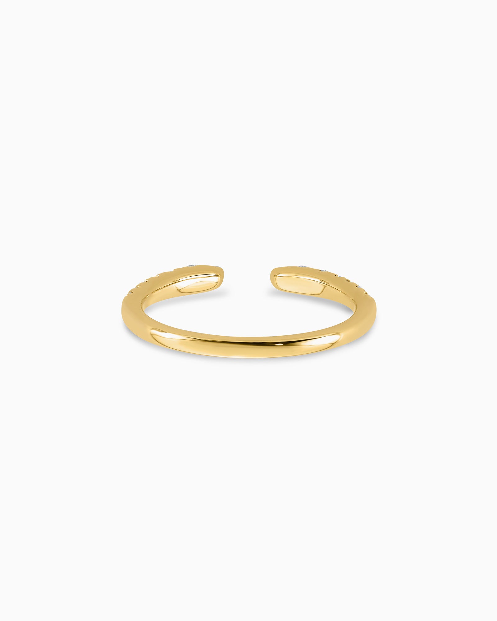 Signature 9K Gold 0.24ct Lab Grown Diamond Open Ring