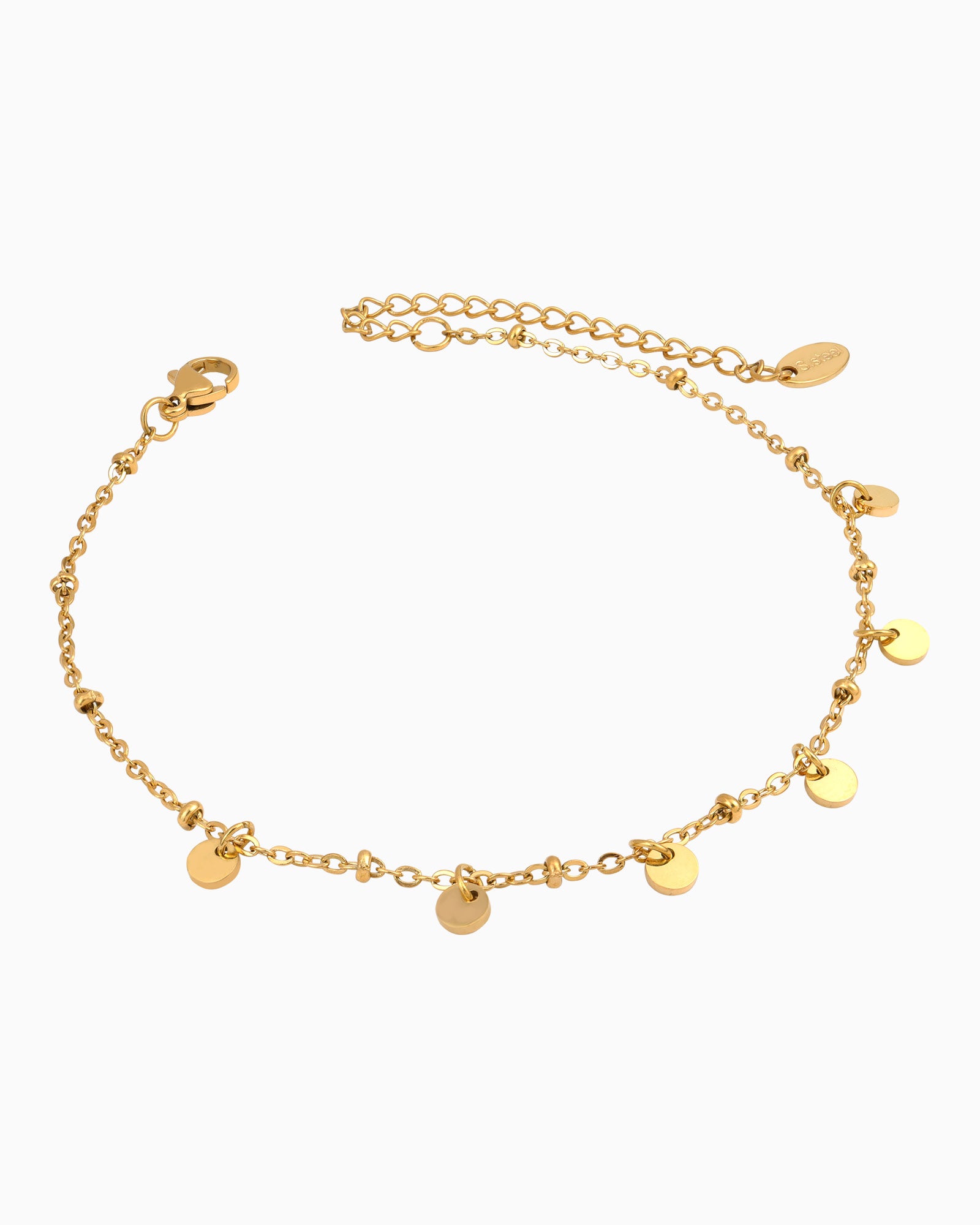 Essentials Flat Disc Anklet