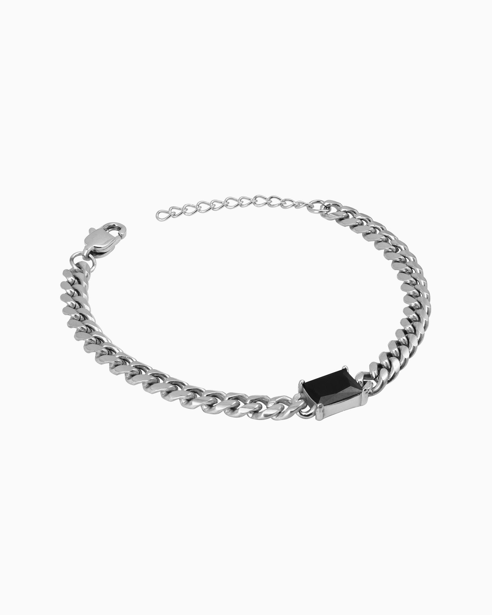 Aurora Cubic Zirconia Curb Link Bracelet