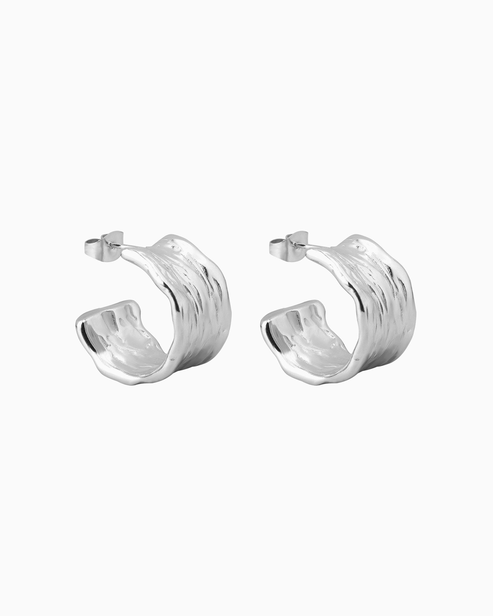 Escarpment Thick Textured Stud Hoops