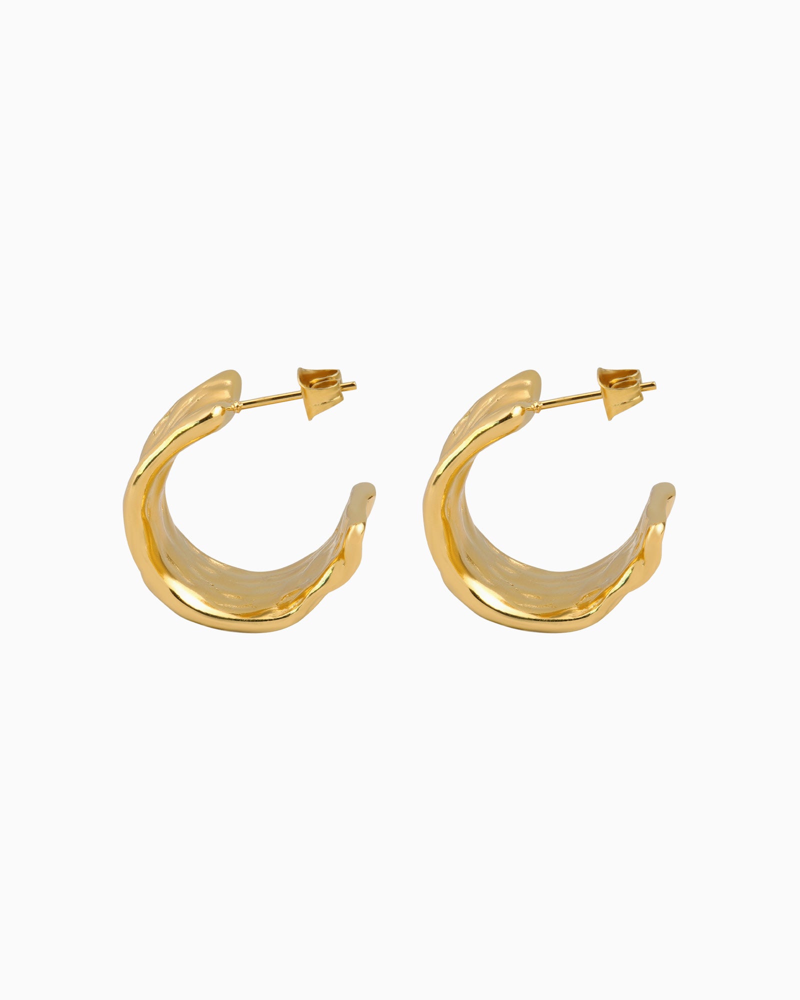 Escarpment Thick Textured Stud Hoops