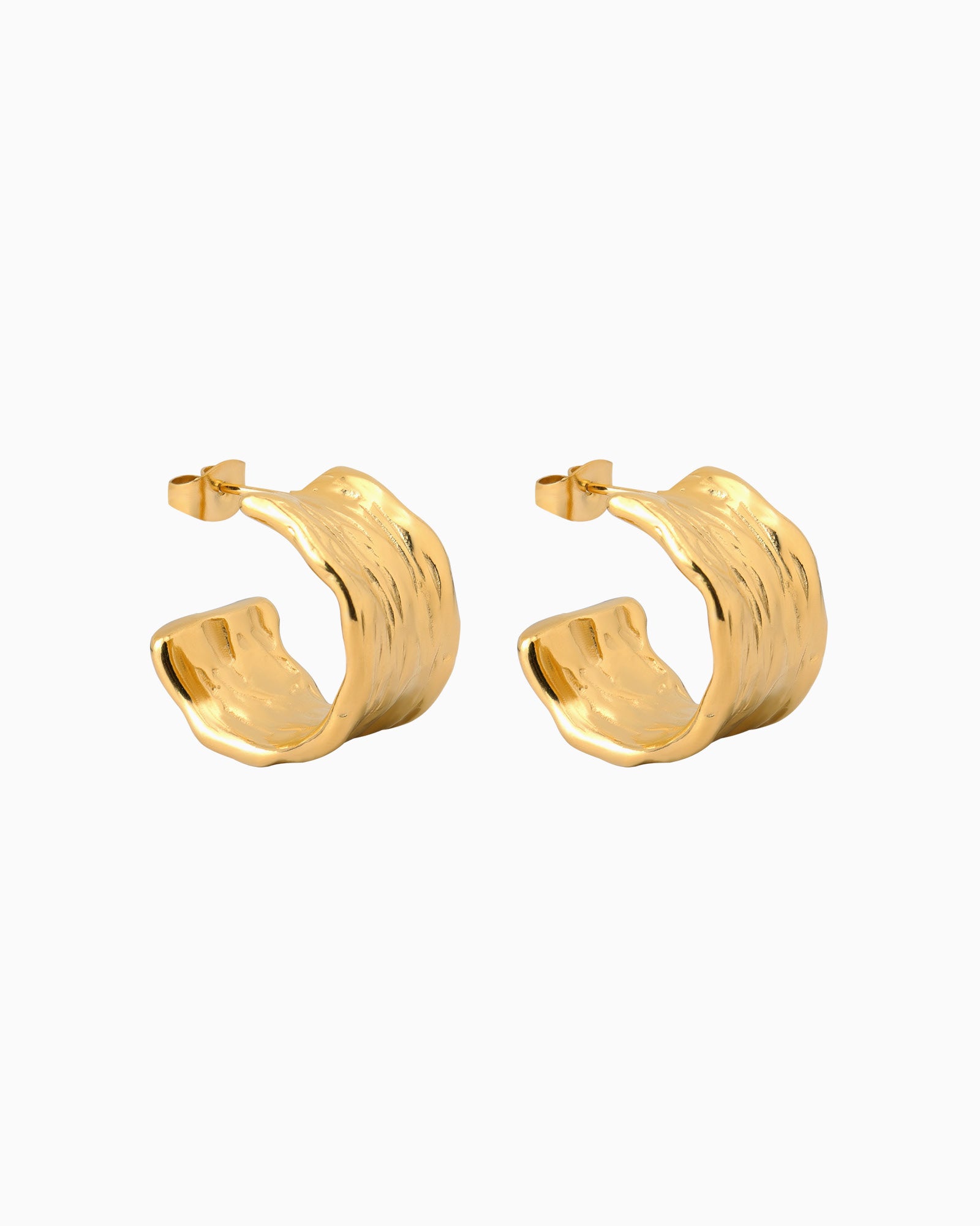 Escarpment Thick Textured Stud Hoops