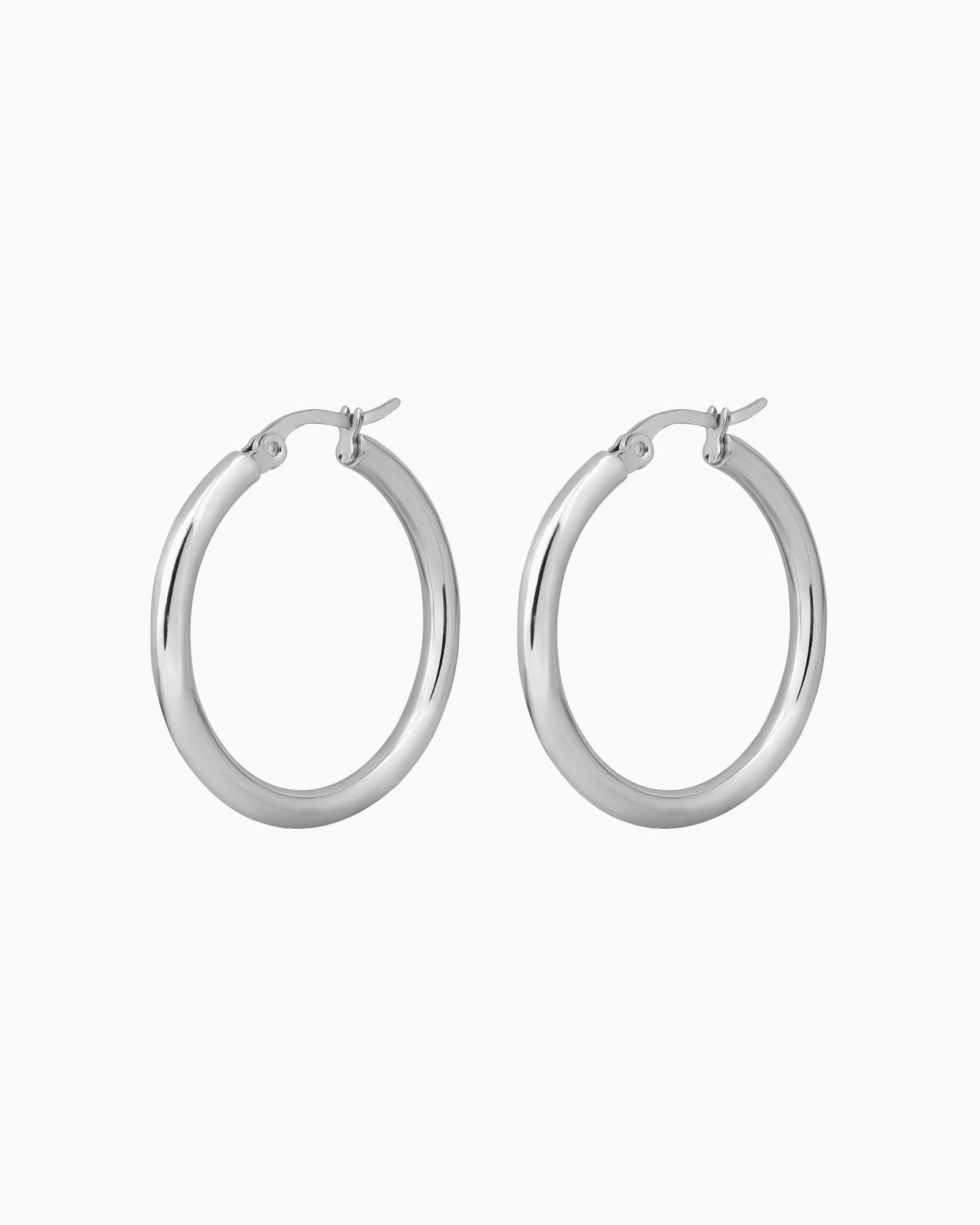 Essentials Thin Tubular Classic Hoops