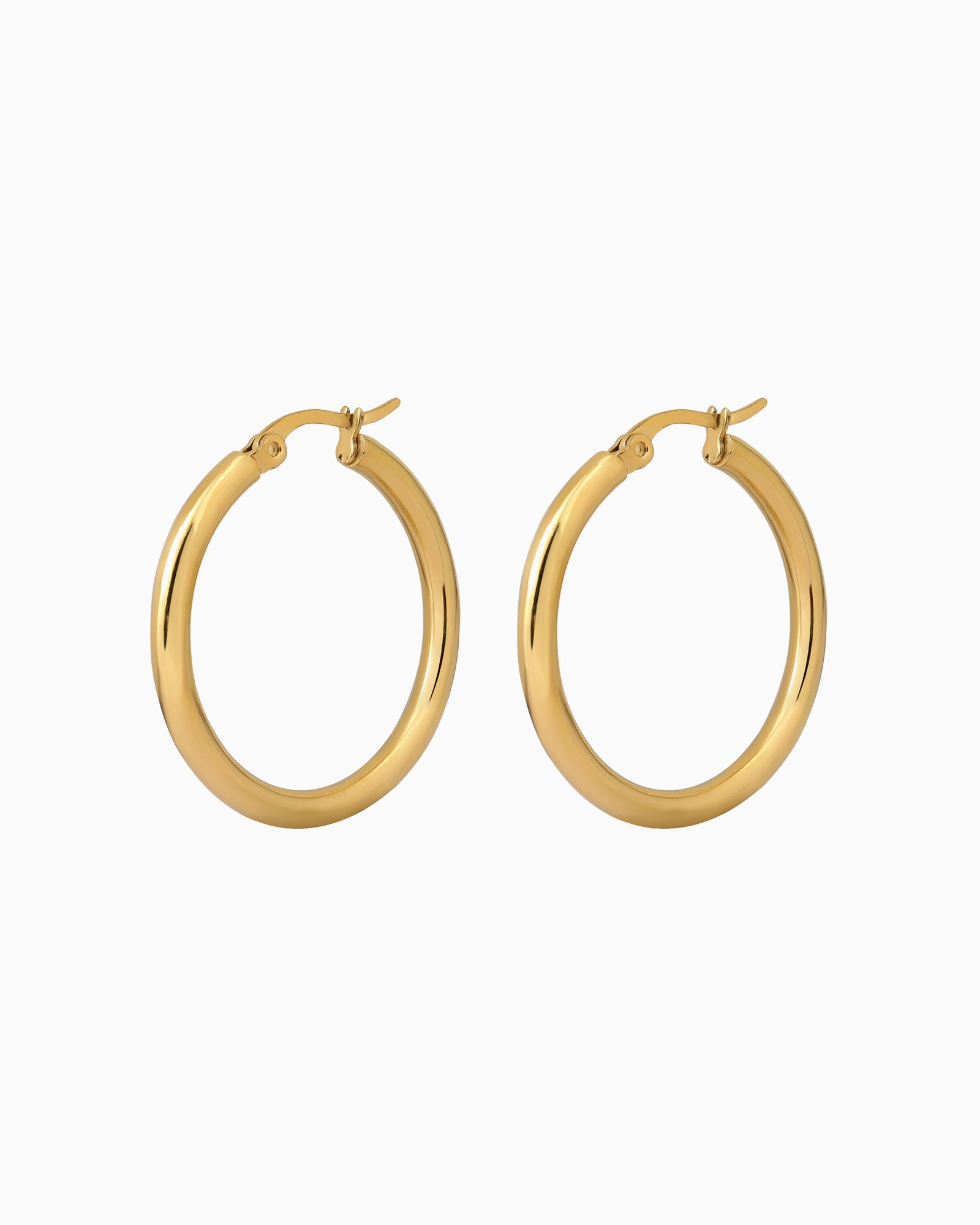 Essentials Thin Tubular Classic Hoops