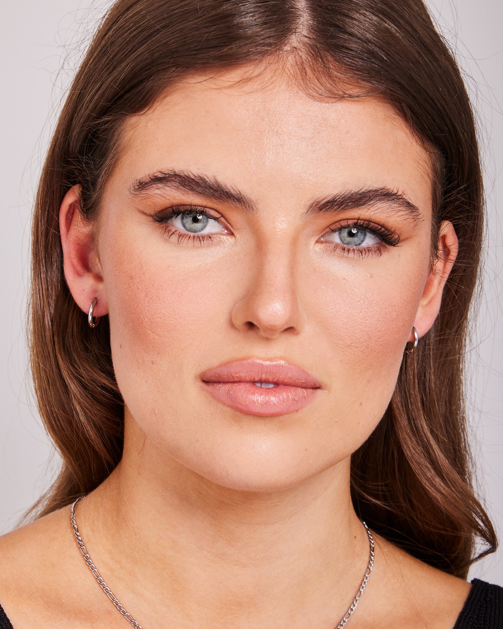 Silver Everyday Hoops & Ear Cuff Set