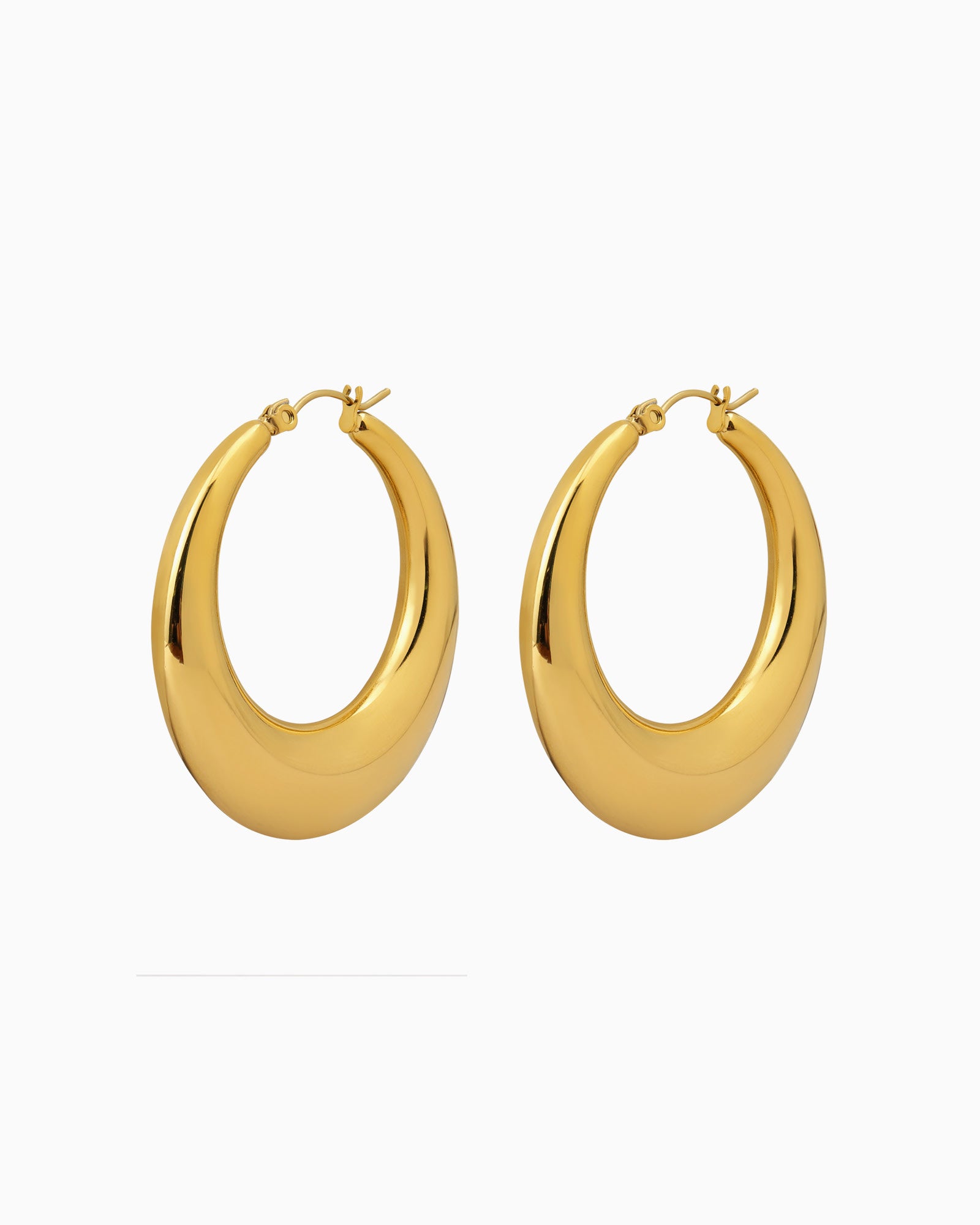 Cascada Medium "C" Shaped Hoops
