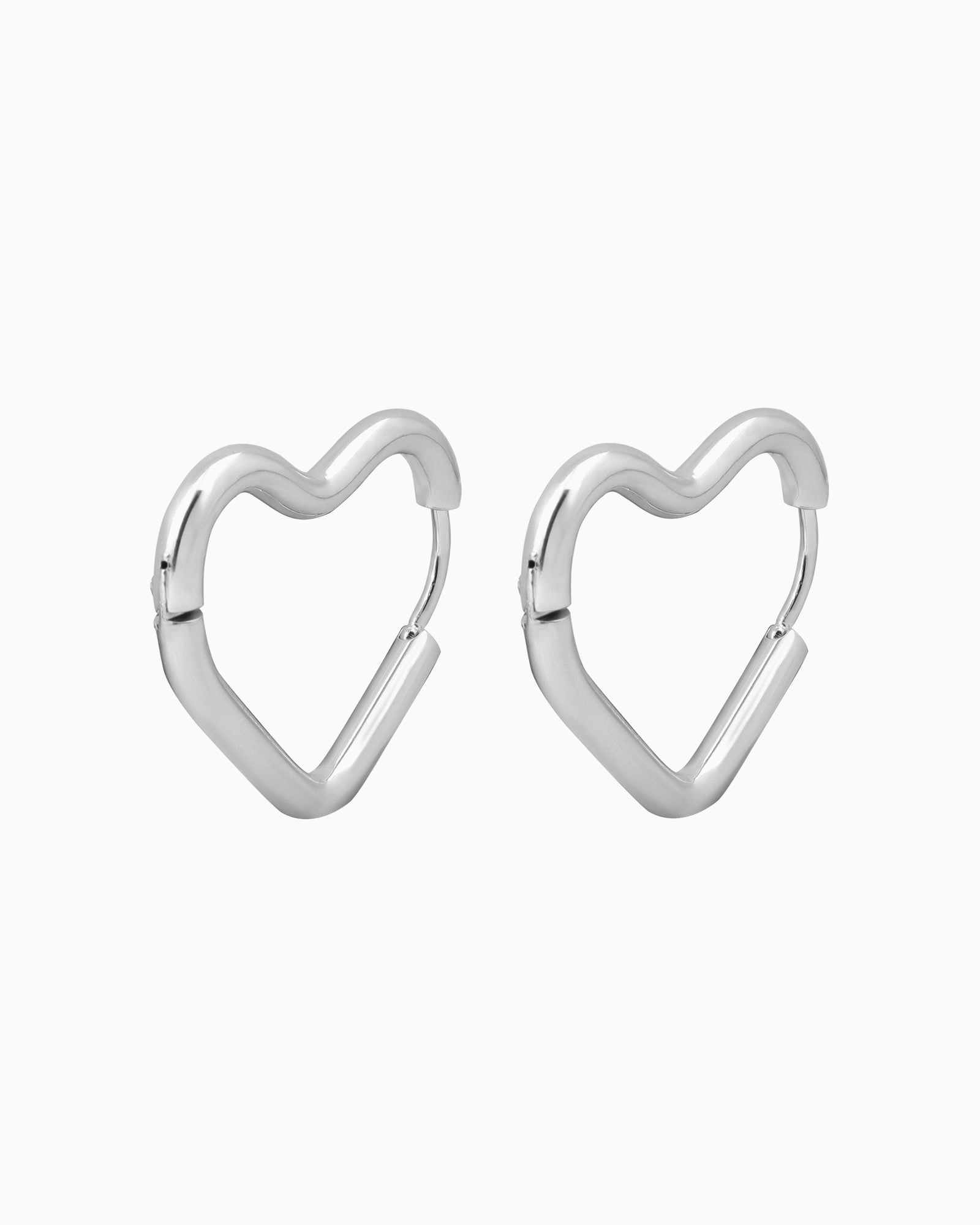 Essentials Heart Shaped Hoops