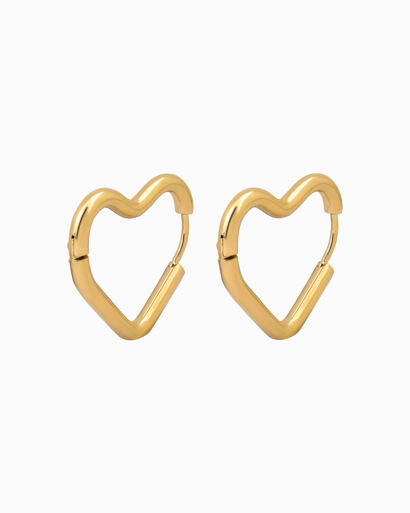 Essentials Heart Shaped Hoops