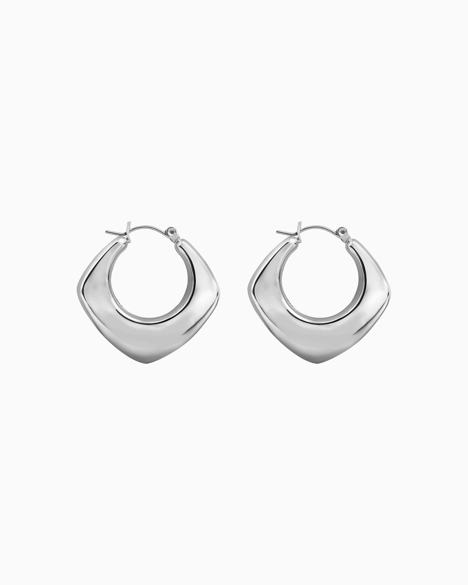 Essentials Thick Triangle Huggie Hoops