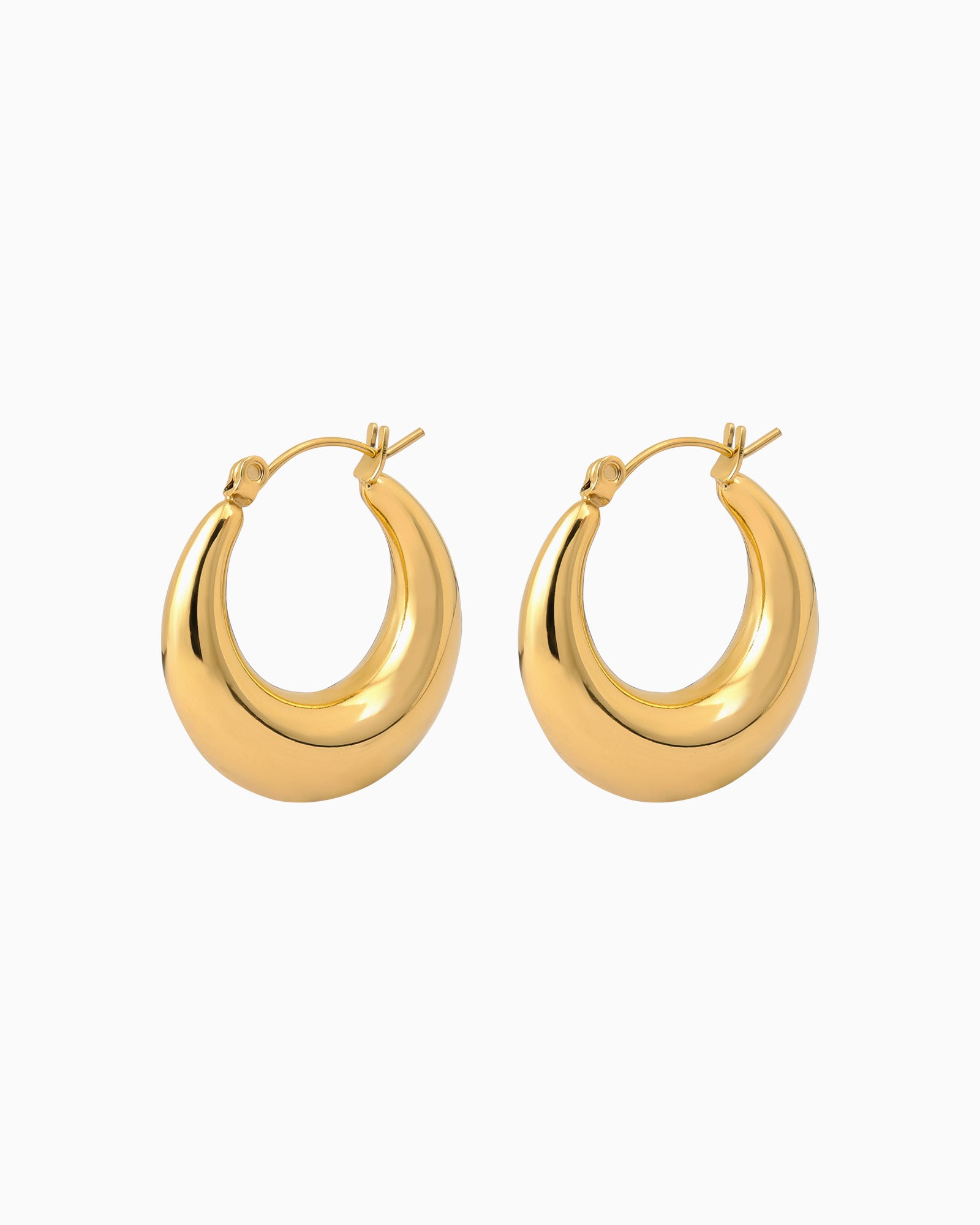 Essentials Bold Polished Hoops