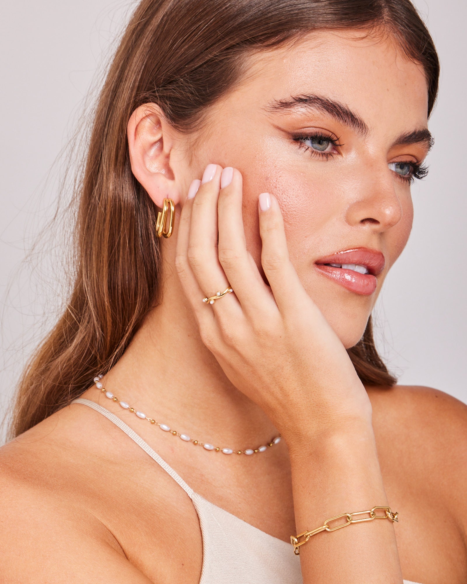 Opaline Pearl and Bead Necklace | Zoe Olivia Jewellery Australia