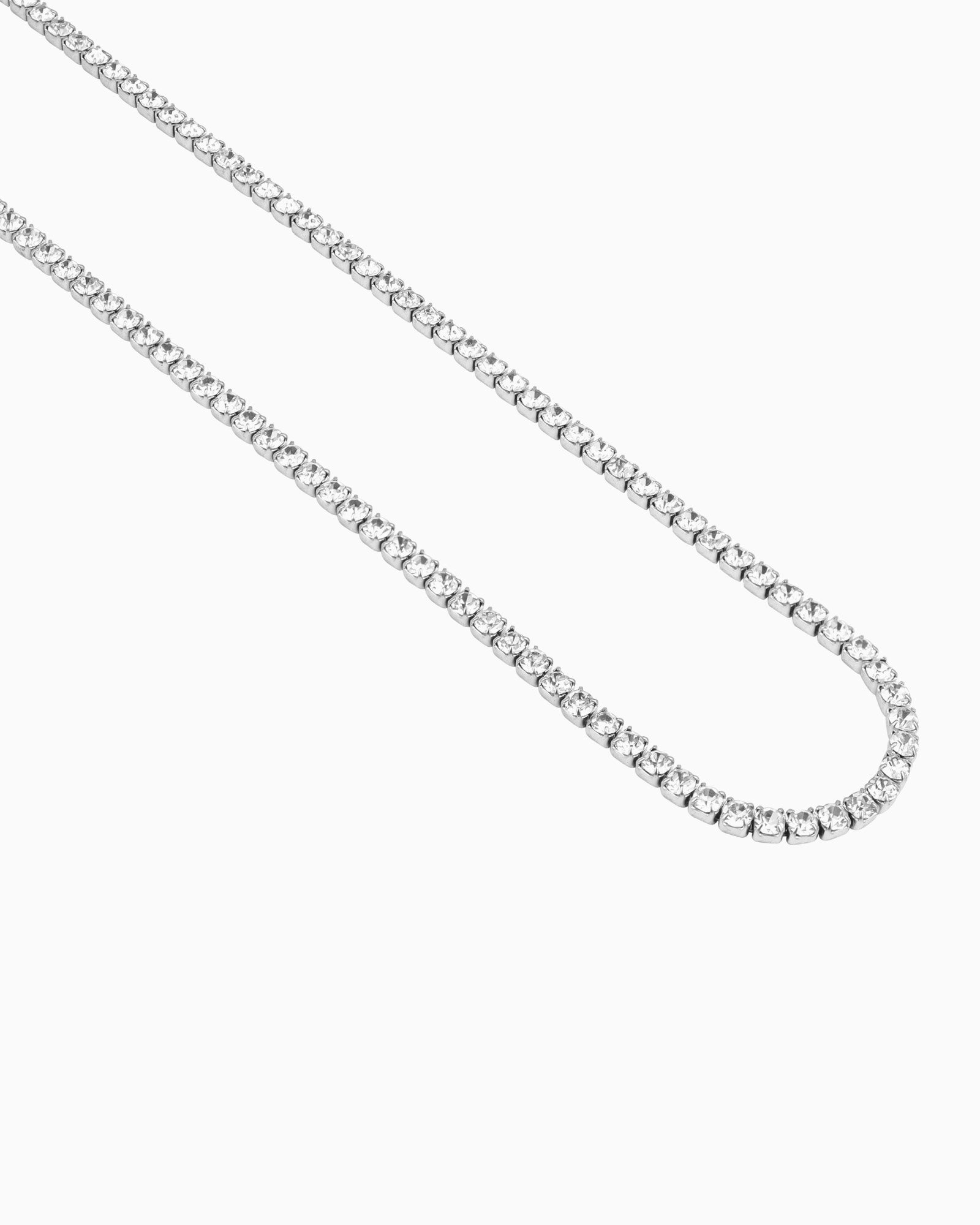 Classic Cubic Zirconia Tennis Necklace