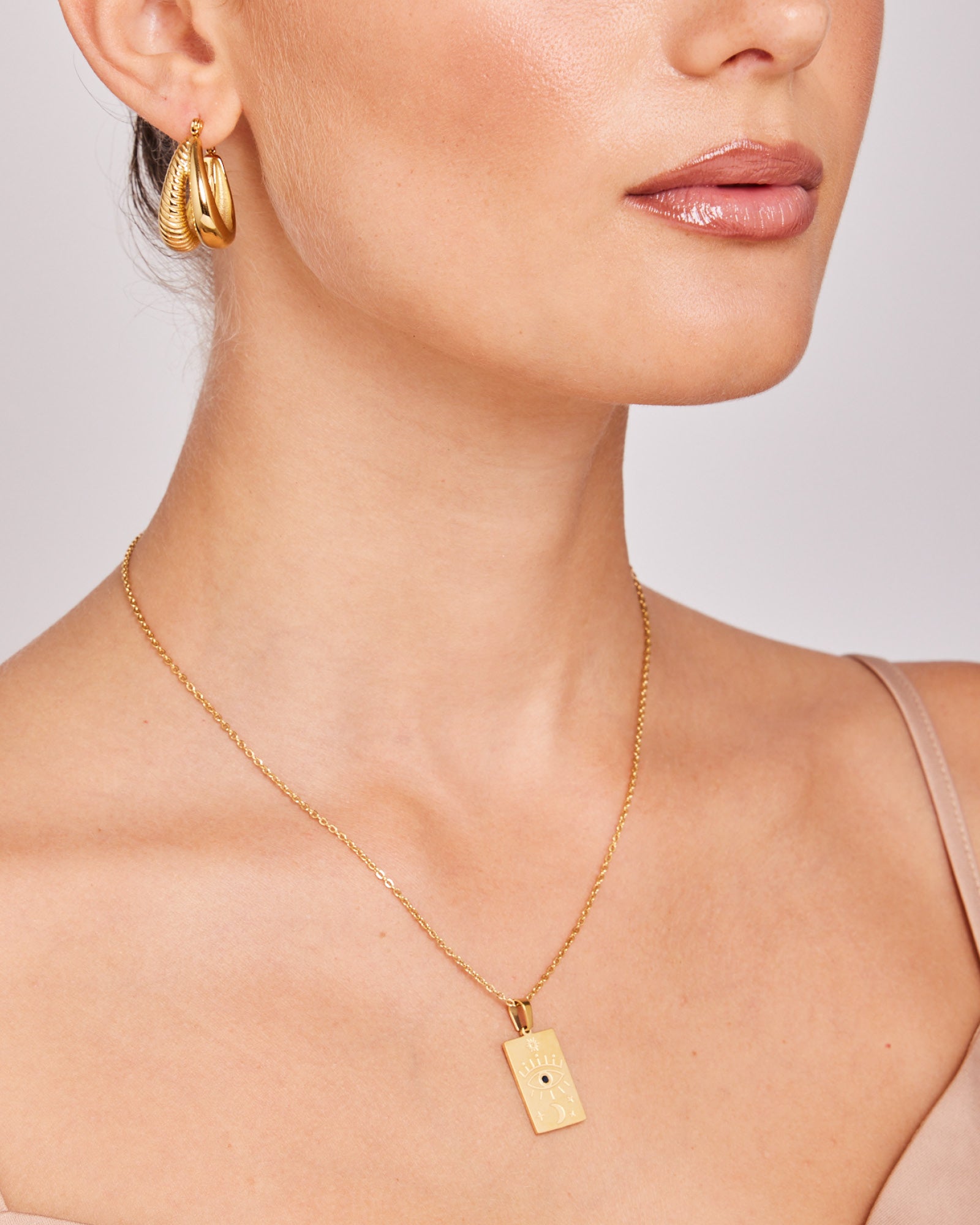 Stars Evil Eye Pendant Necklace | Zoe Olivia Jewellery Australia