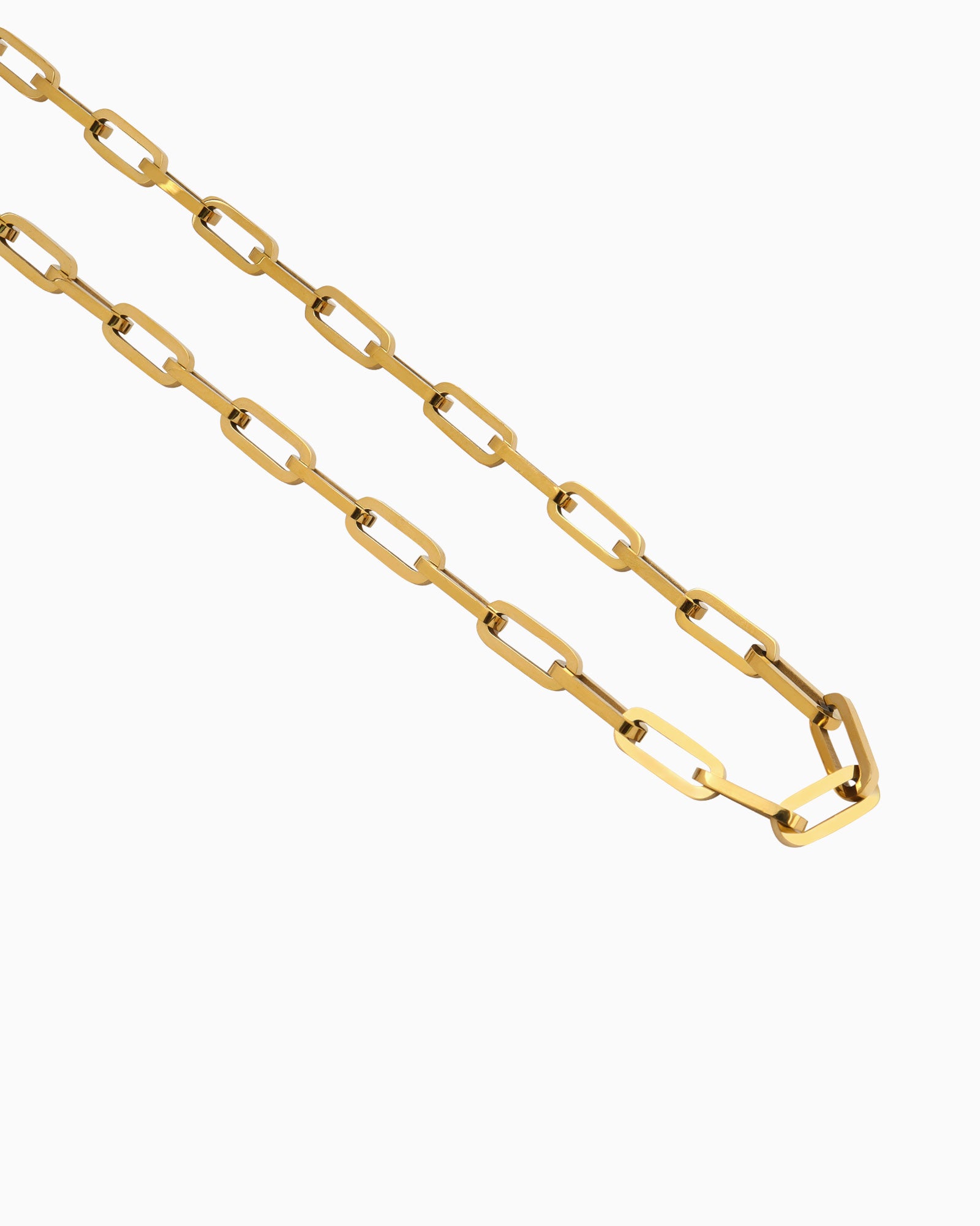 Essentials Rectangular Link Chain | Zoe Olivia Jewellery Australia