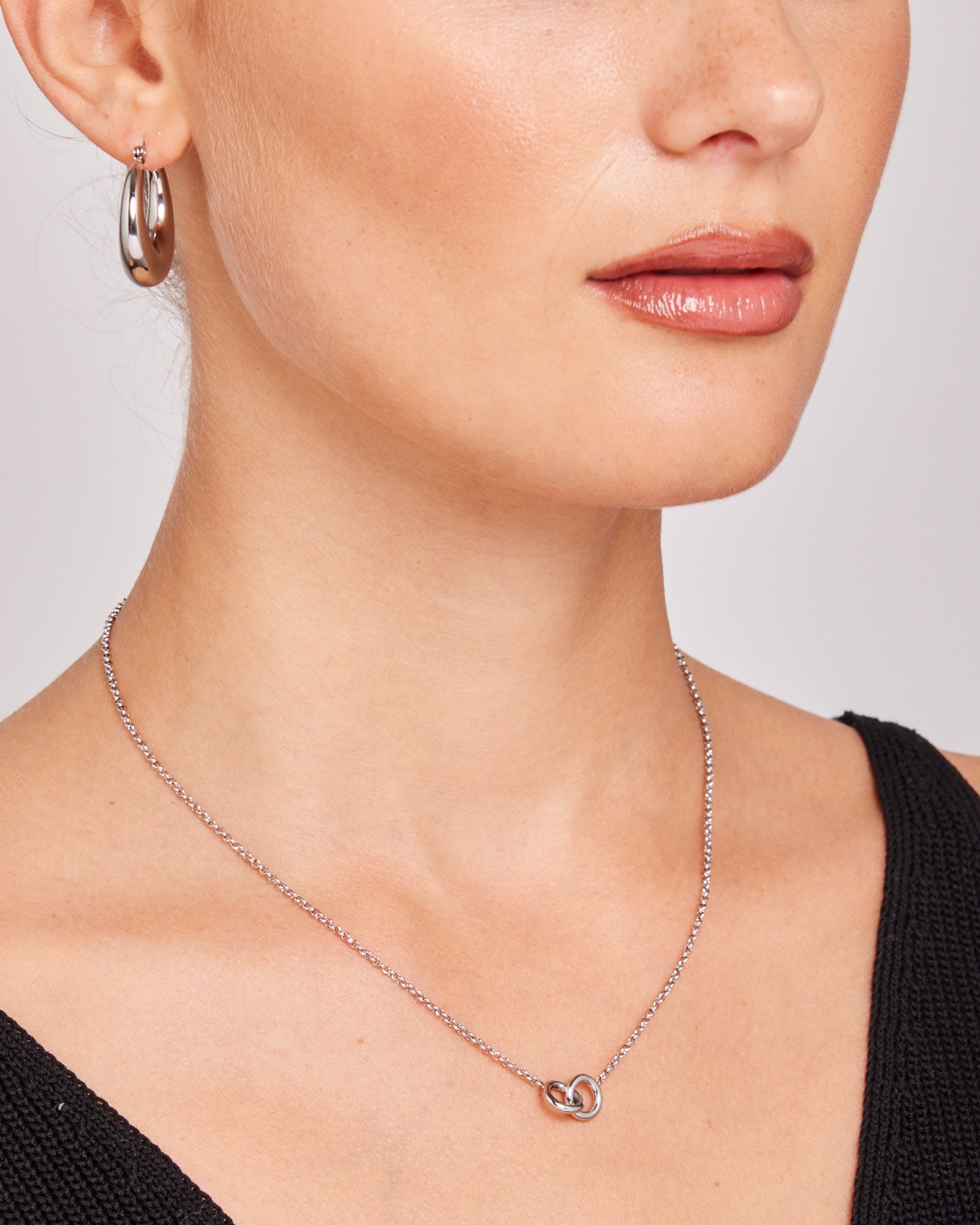 Essentials Interlocking Circles Necklace | Zoe Olivia Jewellery Australia