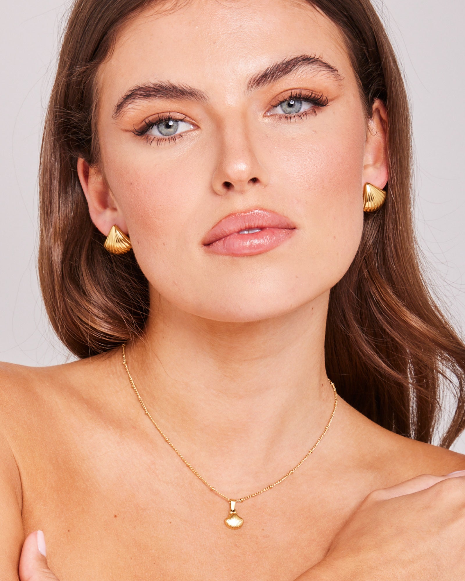 Drift Intermittent Bead and Shell Necklace | Zoe Olivia Jewellery Australia
