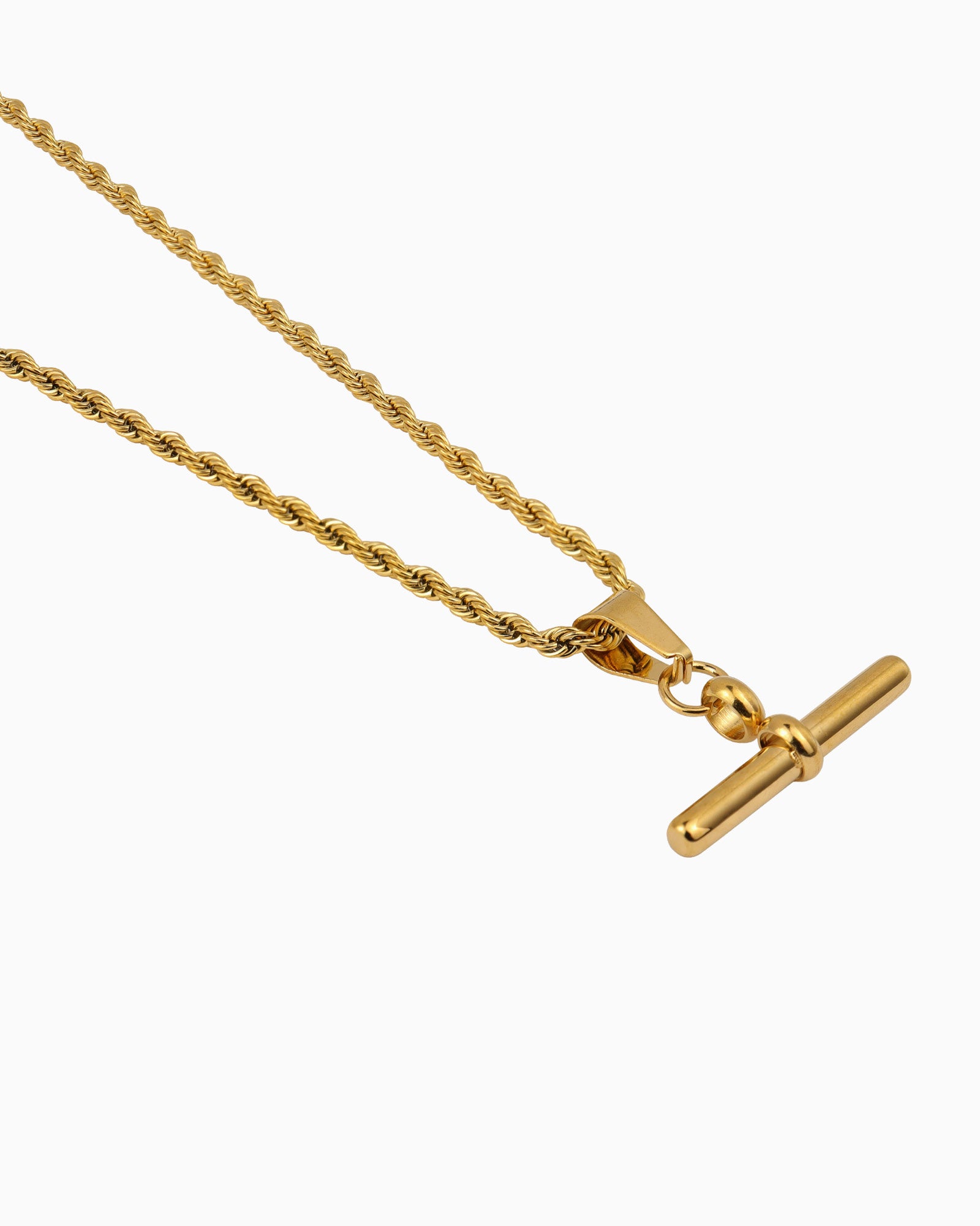 Drift Twisted Chain FOB Necklace | Zoe Olivia Jewellery Australia