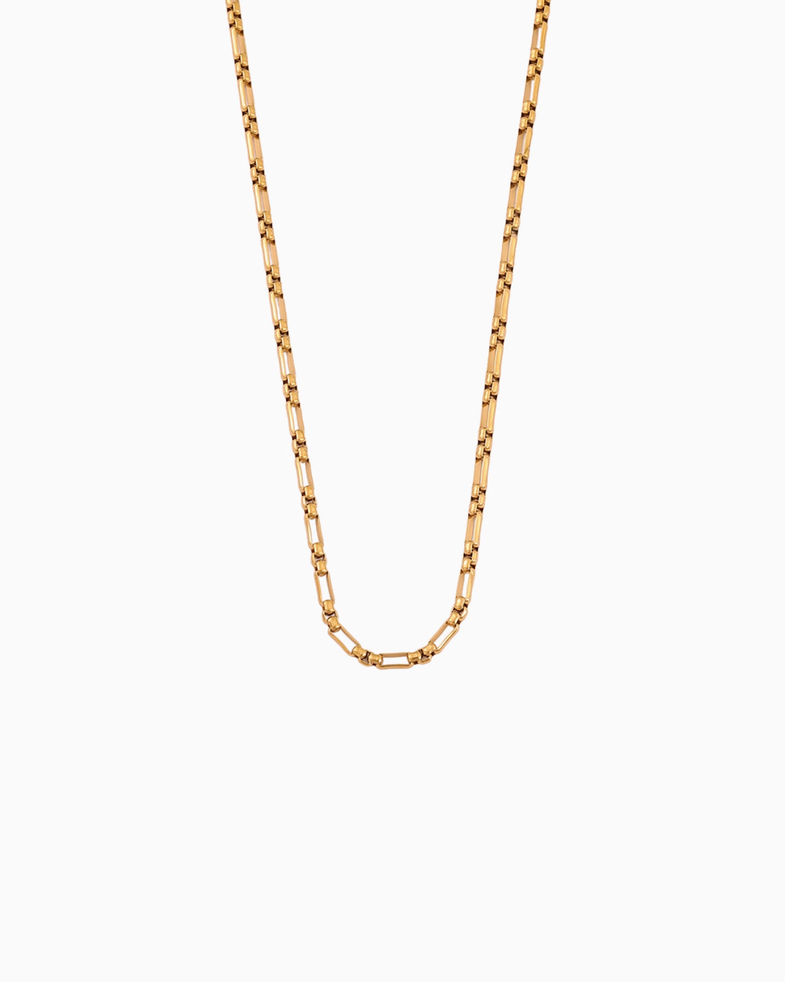 Muse Gold Mixed Link Necklace