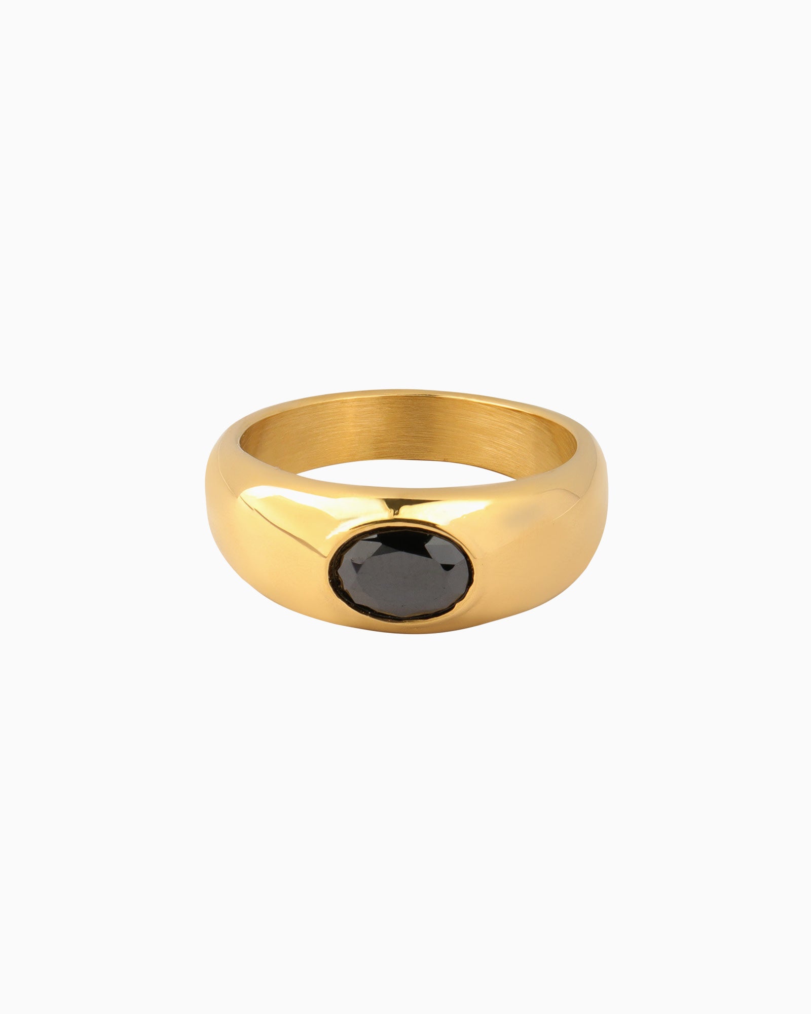 Aurora Thick Statement Ring with Cubic Zirconia