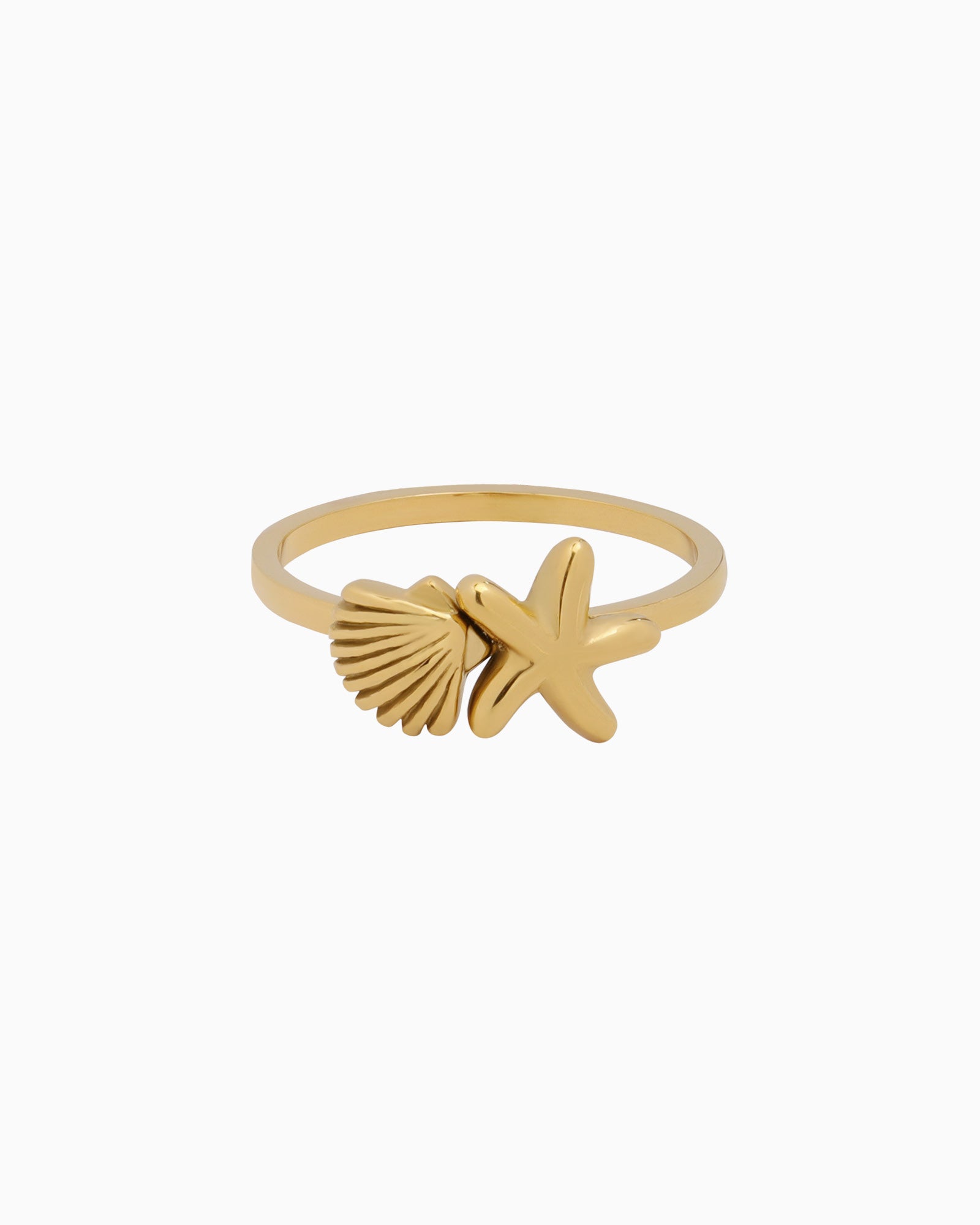 Drift Shell & Starfish Ring