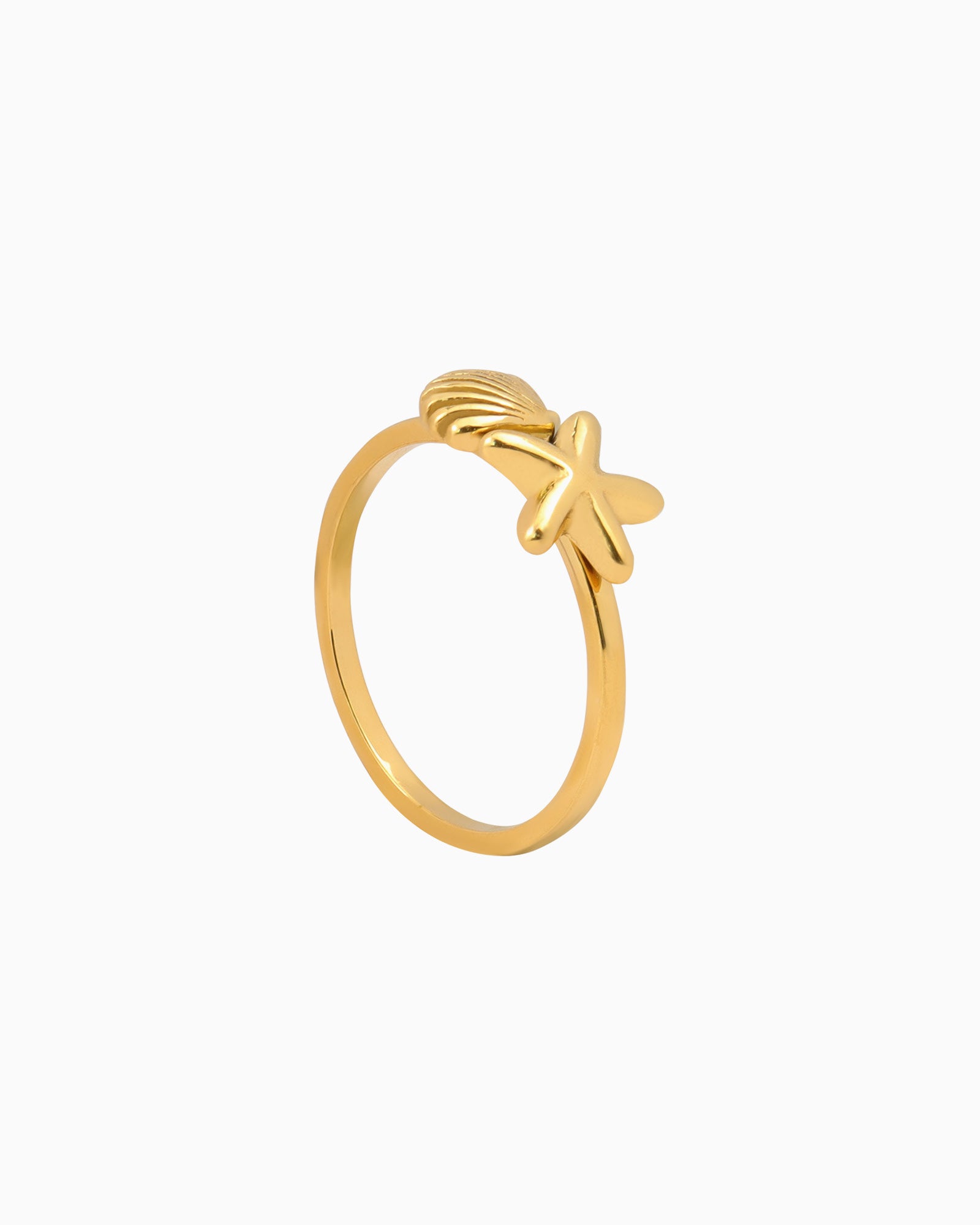 Drift Shell & Starfish Ring