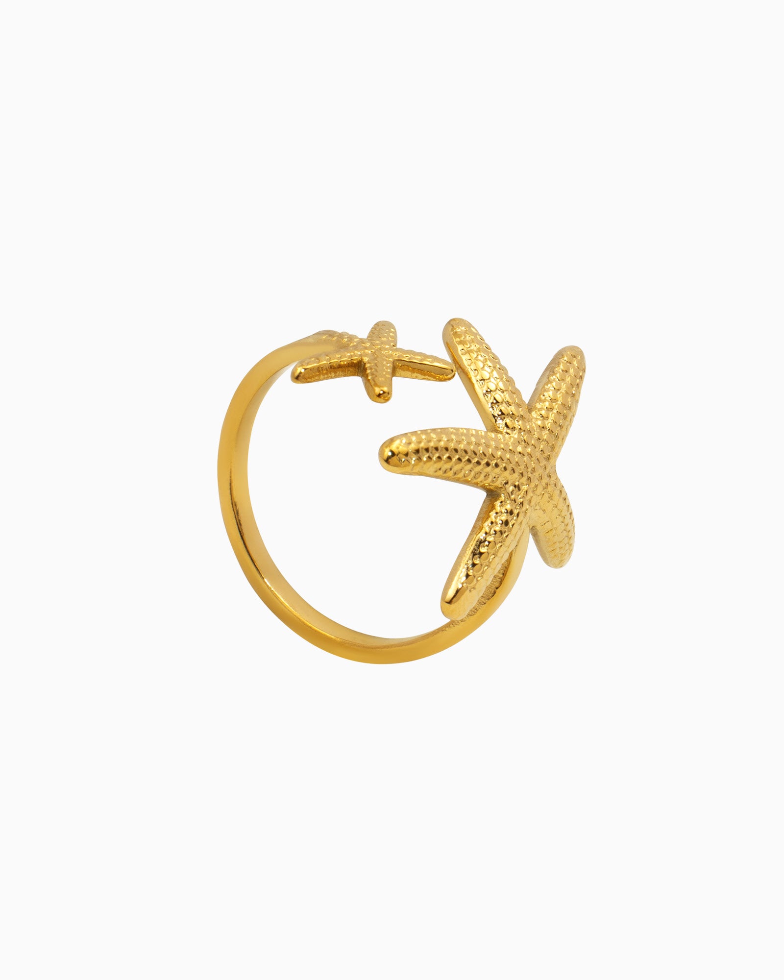 Solara Statement Starfish Adjustable Ring | Zoe Olivia Jewellery Australia