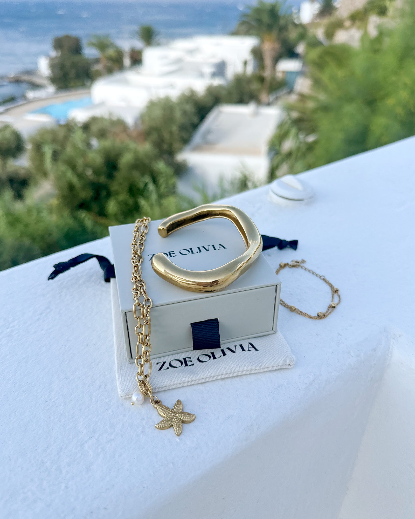 Drift Irregular Wave Cuff | Zoe Olivia Jewellery Australia