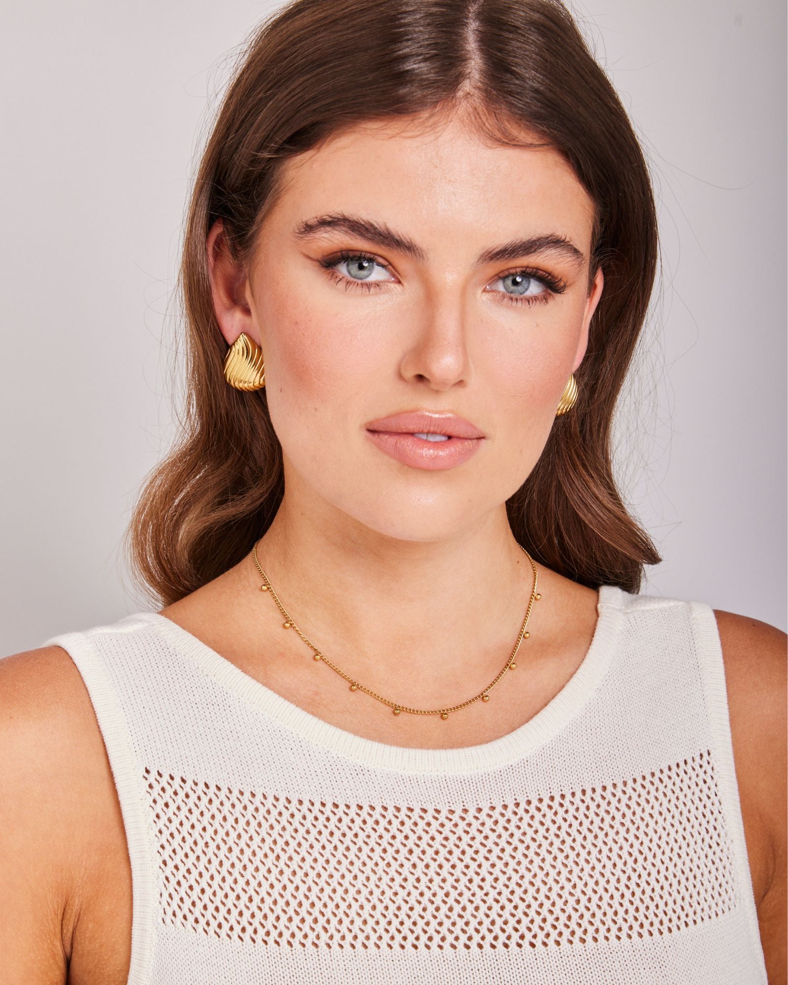 Drift Studs & Essentials Necklace Set