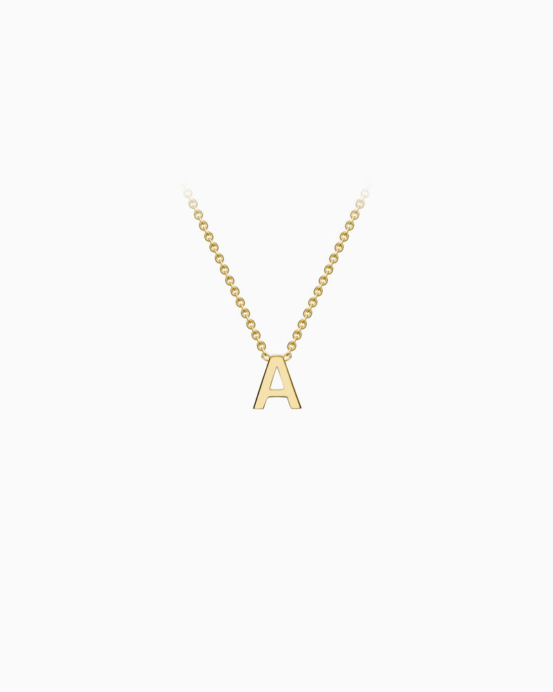 Initials 9K Gold Necklace | Zoe Olivia Jewellery Australia