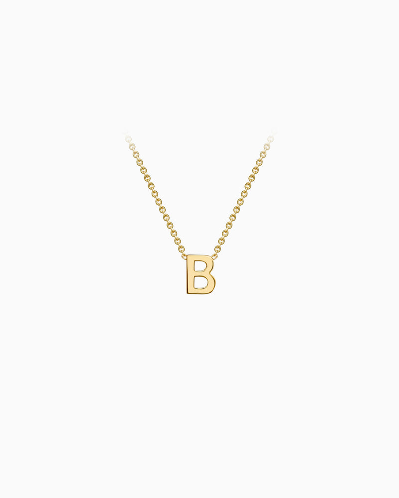 Initials 9K Gold Necklace | Zoe Olivia Jewellery Australia