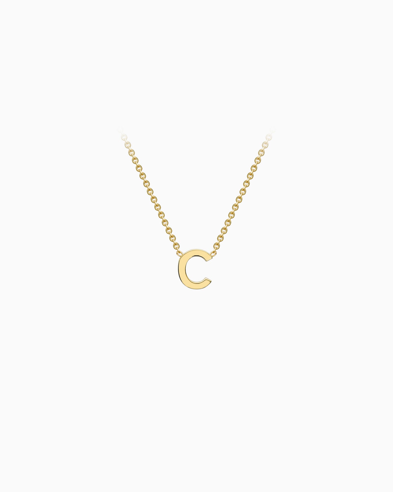 Initials 9K Gold Necklace | Zoe Olivia Jewellery Australia