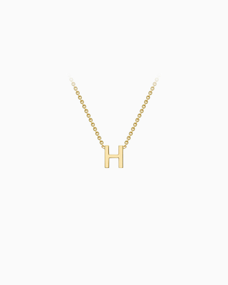 Initials 9K Gold Necklace | Zoe Olivia Jewellery Australia