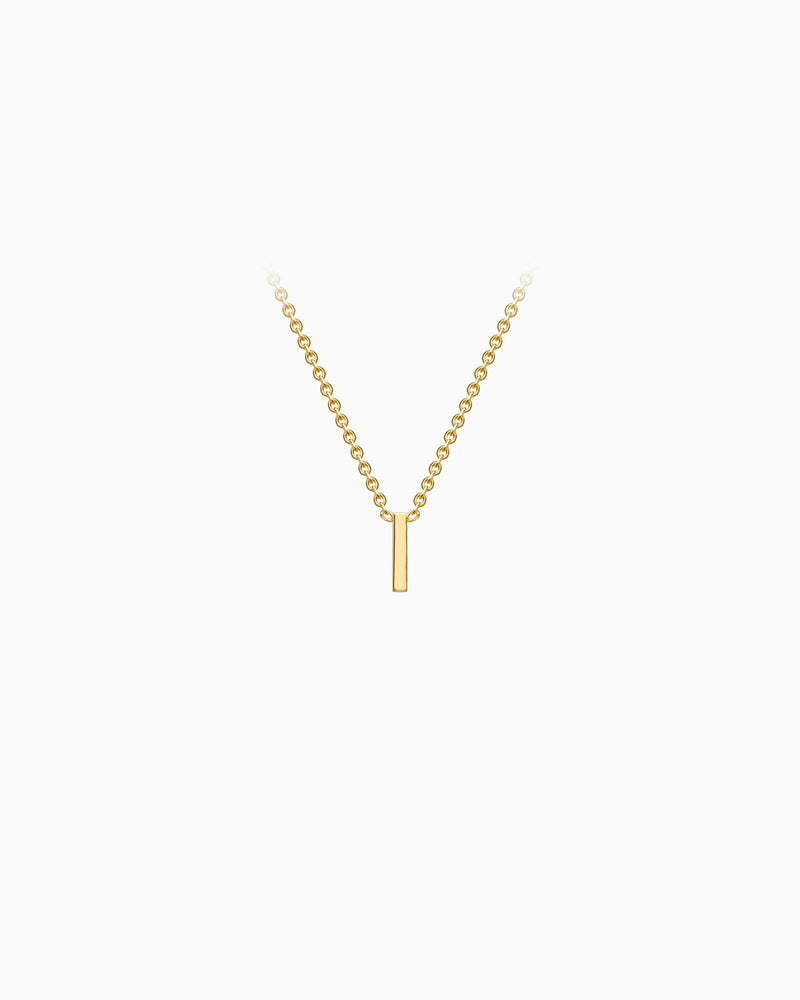 Initials 9K Gold Necklace | Zoe Olivia Jewellery Australia