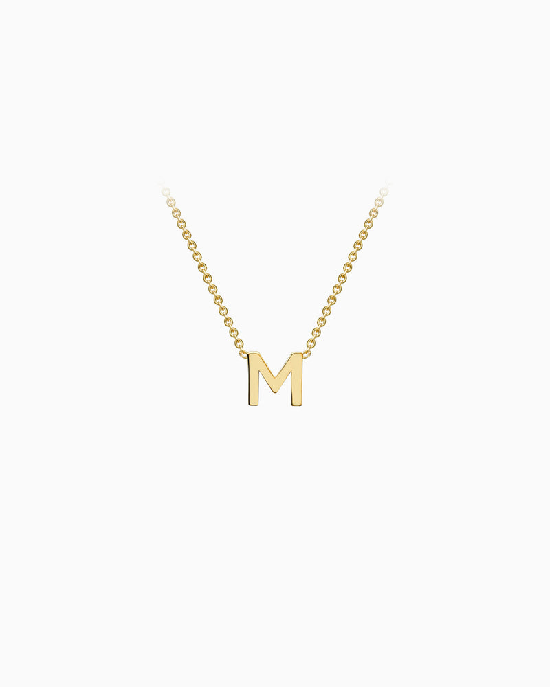 Initials 9K Gold Necklace | Zoe Olivia Jewellery Australia