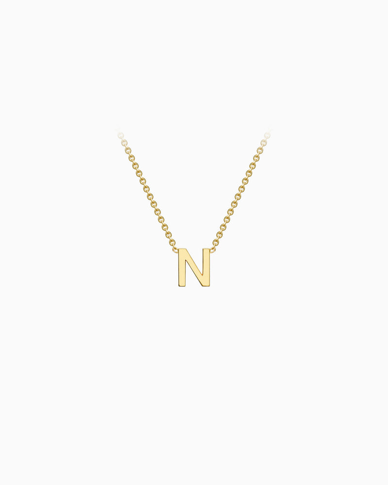 Initials 9K Gold Necklace | Zoe Olivia Jewellery Australia