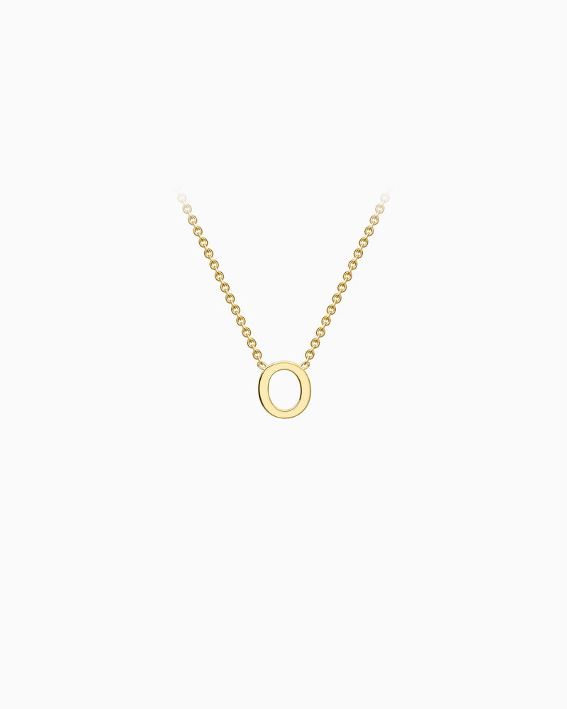 Initials 9K Gold Necklace | Zoe Olivia Jewellery Australia