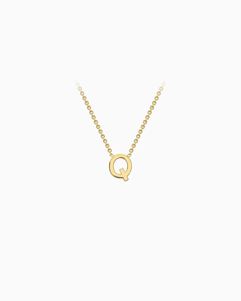 Initials 9K Gold Necklace | Zoe Olivia Jewellery Australia