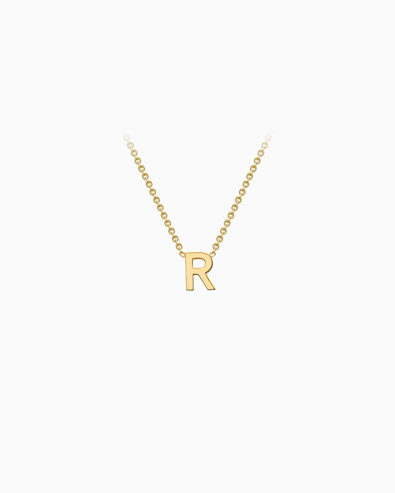 Initials 9K Gold Necklace | Zoe Olivia Jewellery Australia