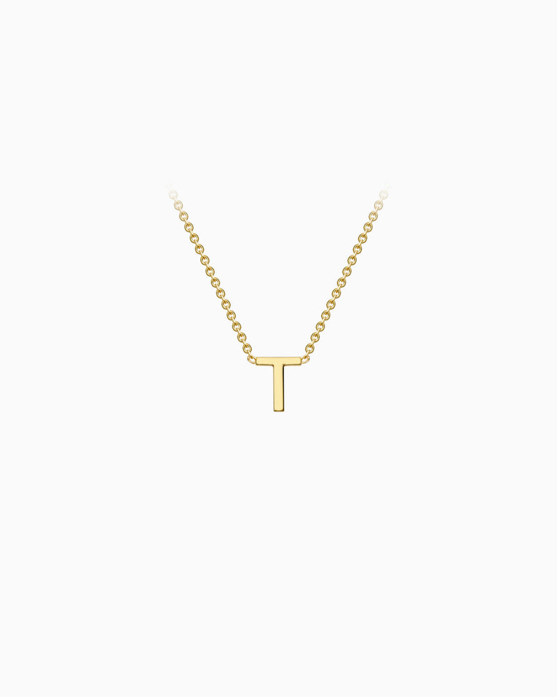 Initials 9K Gold Necklace | Zoe Olivia Jewellery Australia