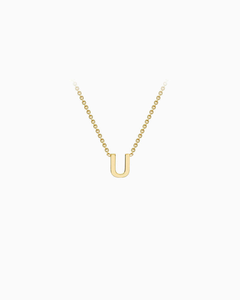 Initials 9K Gold Necklace | Zoe Olivia Jewellery Australia