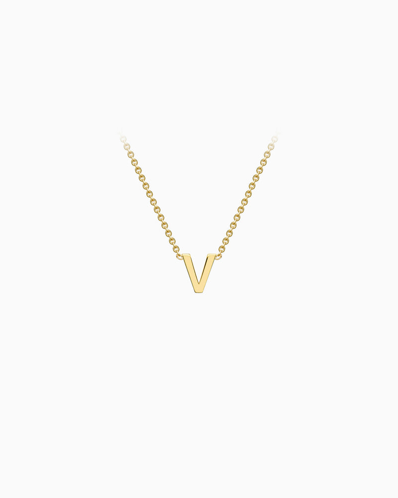Initials 9K Gold Necklace | Zoe Olivia Jewellery Australia
