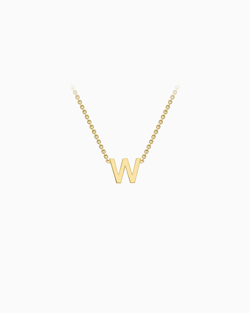 Initials 9K Gold Necklace | Zoe Olivia Jewellery Australia