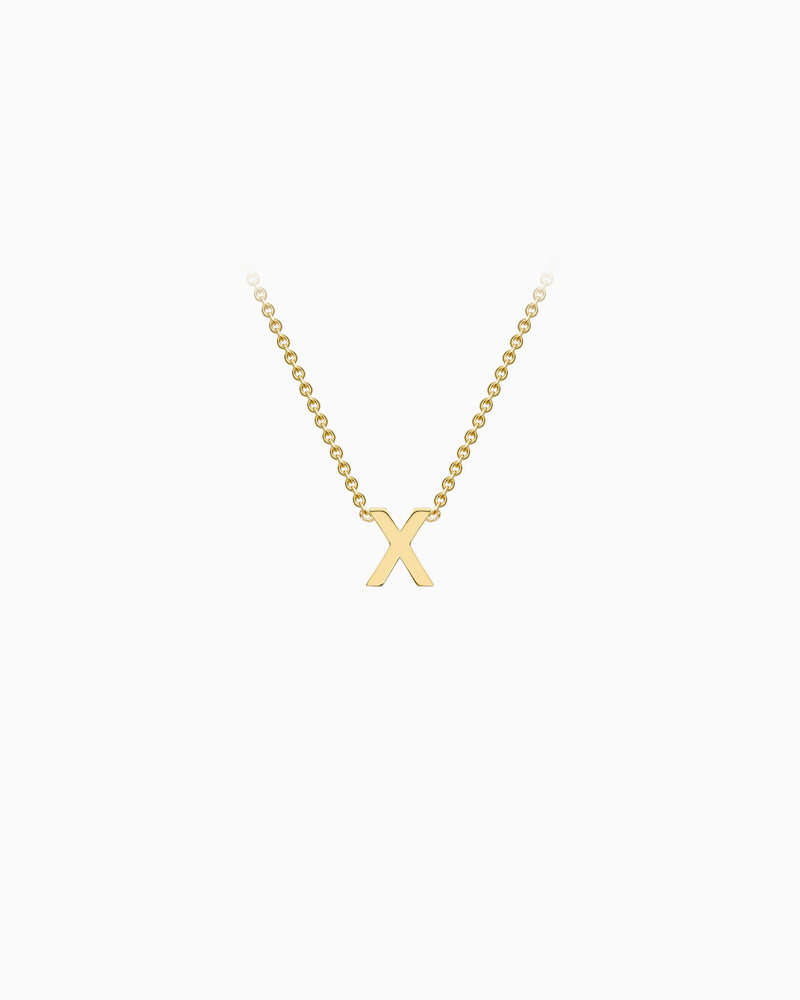 Initials 9K Gold Necklace | Zoe Olivia Jewellery Australia